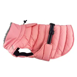 Doggie Design Alpine Extreme Cold Puffer Coat - Peach (Medium)