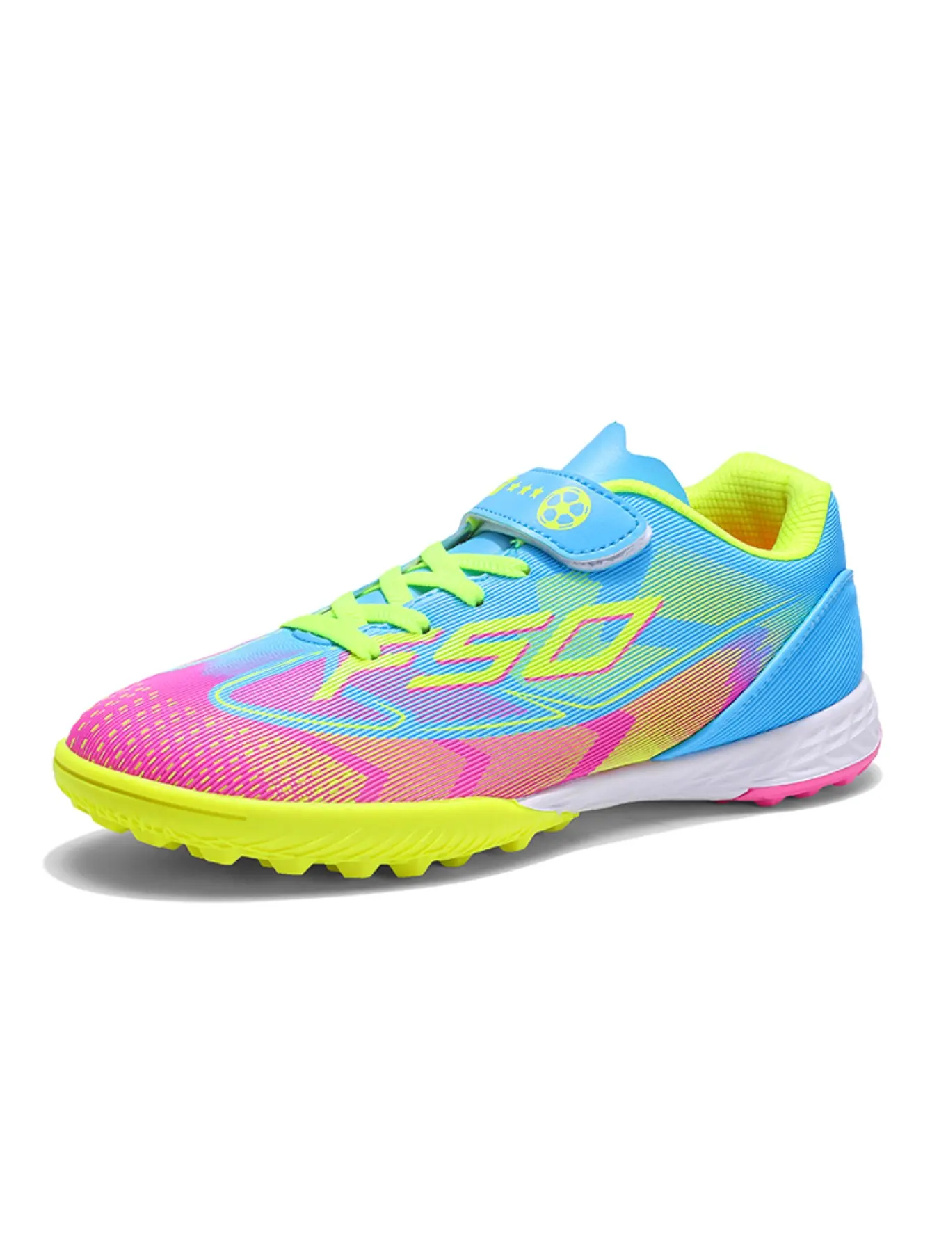 Men's Football Cleats, Lightweight Breathable Outdoor Sports Shoes, Suitable for Matches and Training, Durable Anti-Slip Cleats