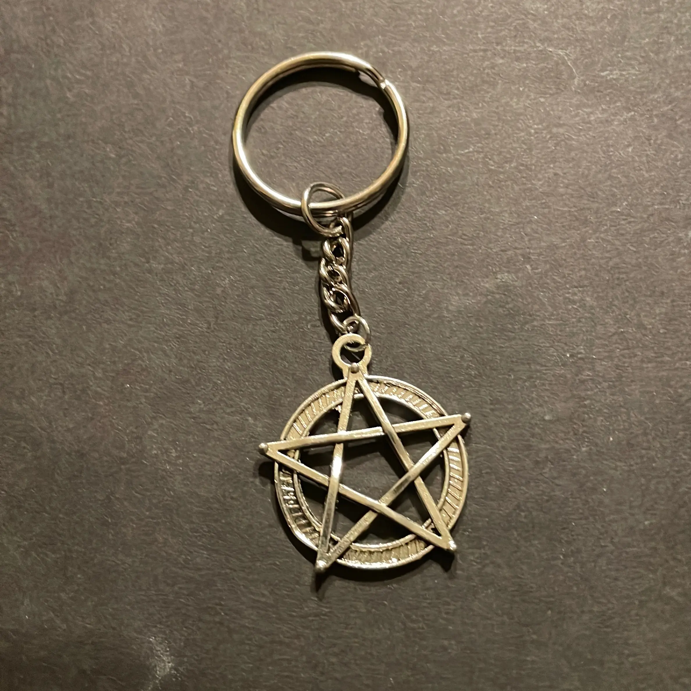 Pentagram Keychain