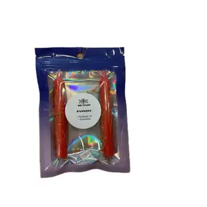 Passion Anointed Candle with Patchouli Oil and Calendula Herb Red Candles