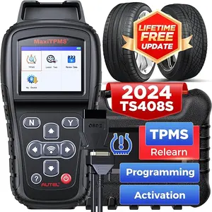 Autel MaxiTPMS TS408S Relearn Tool: TPMS Programming Tool, TPMS Reset, Diagnose, Read, Clear TPMS DTCs, Upgraded of Autel TS408
