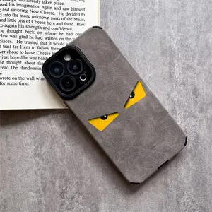 Devil Eye Pattern Case Made of TPU and leather the touch is as delicate and skin friendly as velvet suitable for Apple 17 16 15 14 13 12 11 Pro Max Plus X XS MAX