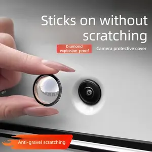 2pcs Car-Specific Camera Protective Cover/Lens Protector for 360° Panoramic Imaging
