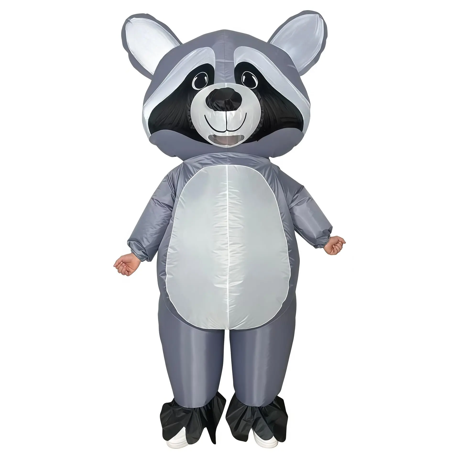 Inflatable Raccoon Costume for Adults Funny Animal Raccoon Suit for Halloween Party Birthday Cosplay Costume