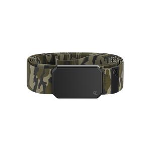 Groove Belt – Stretch Tactical Belt for Men, Camo Design – Black / Mossy Oak Bottomland