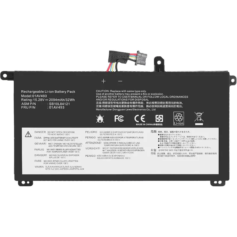 TREE.NB 01AV493 2100mAh Internal Fit OEM Size Multi-Protection Laptop Battery Replacement for ThinkPad T570,T580,P51S,P52S Series (Compatible with 00UR890,00UR891,00UR892,SB10L84121,SB10L84122,SB10L84123)