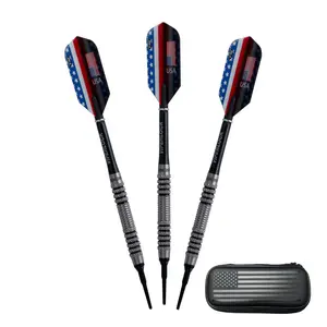Limited Edition Viper Patriot 80% Tungsten Black and Blue Soft Tip Darts 20 Grams with USA Case