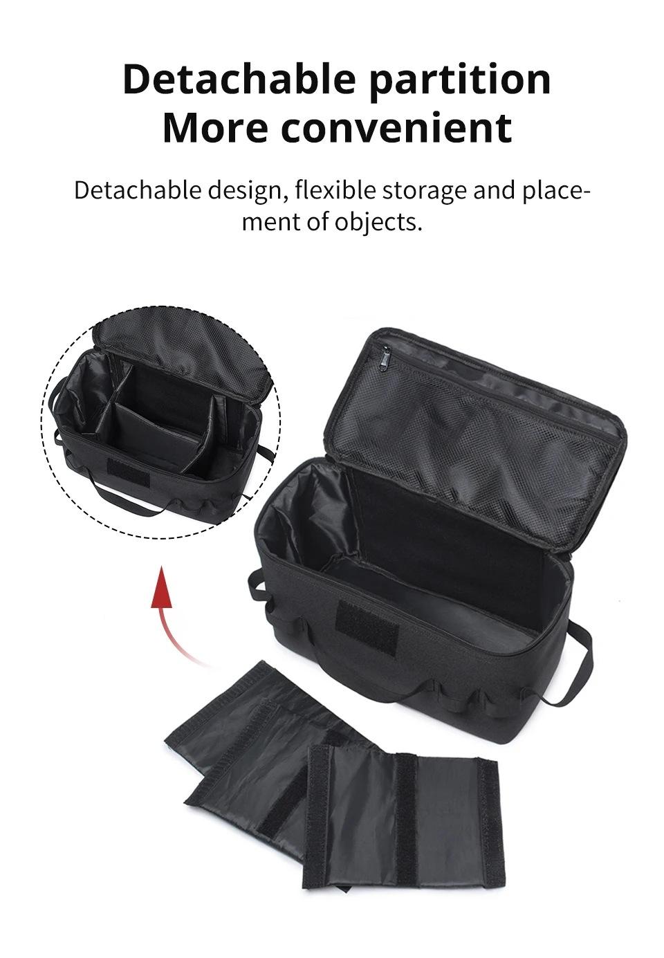 Outdoor Camping Storage Bag Large Capacity Ground Nail Tool Bag Gas Canister Picnic Cookware Utensils Kit Bag