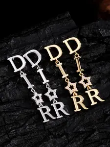 2pcs Vintage Fashion Pearl Rhinestone CD Earrings, Hypoallergenic Non-Tarnish, Comfortable Fit, Enhances Skin Tone, Earrings Jewelry