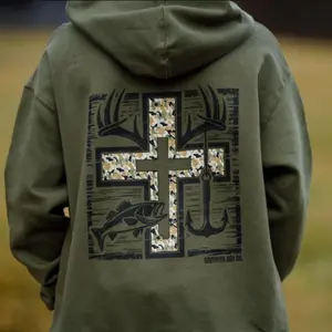 Youth Cross Camo Hunting and Fishing Kids Hoodie, Southern Boy Co Tee, Toddler Boy Clothing Stuff, Boy Sweatshirt, Youth Hoodie, Gift For Son Youth Clothing Shirt For Boy & Girl IUS4