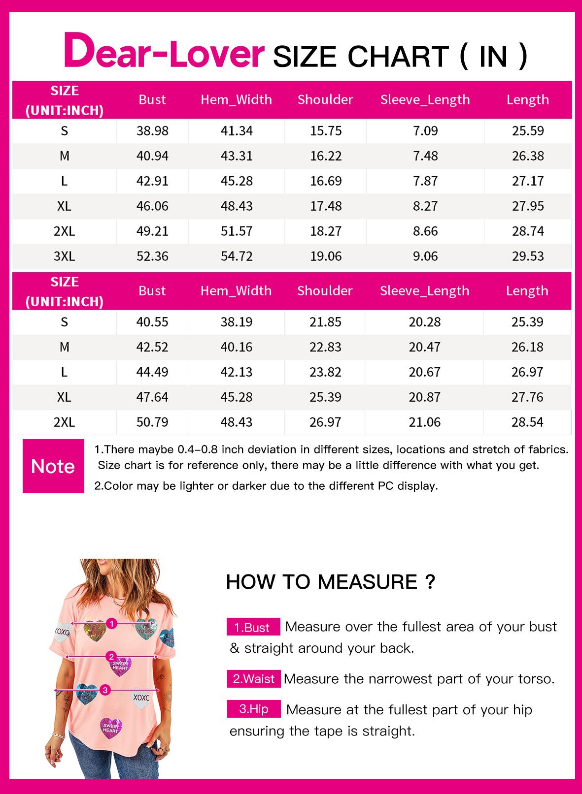 Dear-Lover Women's Pink Glitte Sequin Romantic Letters Heart Graphic Round Nreck Pullover Sweatshirt, Valentines Lettering Heart Patched Pattern Crewneck T Shirt