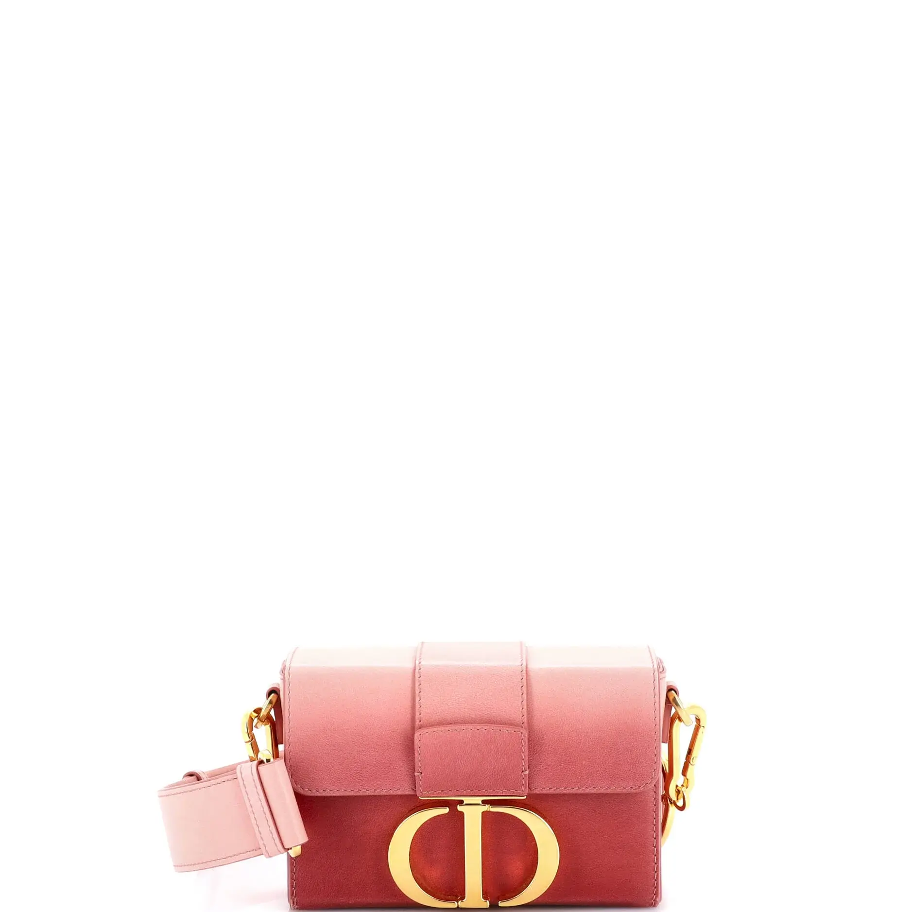 Pre-owned Dior Leather Shoulder Bags Christian 30 Montaigne Box Bag Ombre by Rebag