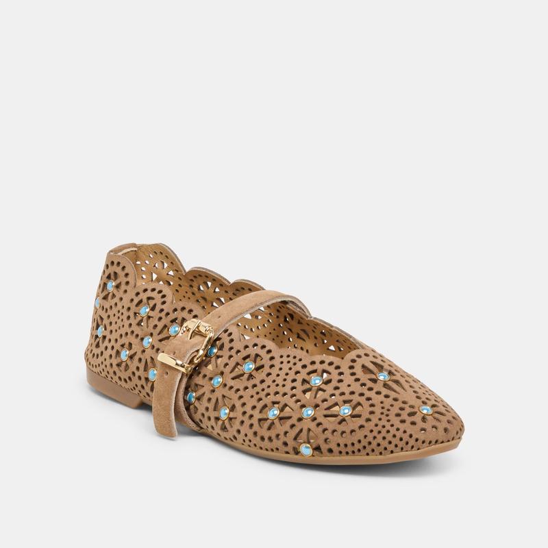 Dolce Vita MORGIN BALLET FLATS MUSHROOM SUEDE