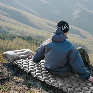 Inflatable Outdoor Mat with Storage Bag, 1pc Portable Sleeping Pad for Single Use, Moisture-proof Tent Mattress for Hiking Camping, Travel Mattress