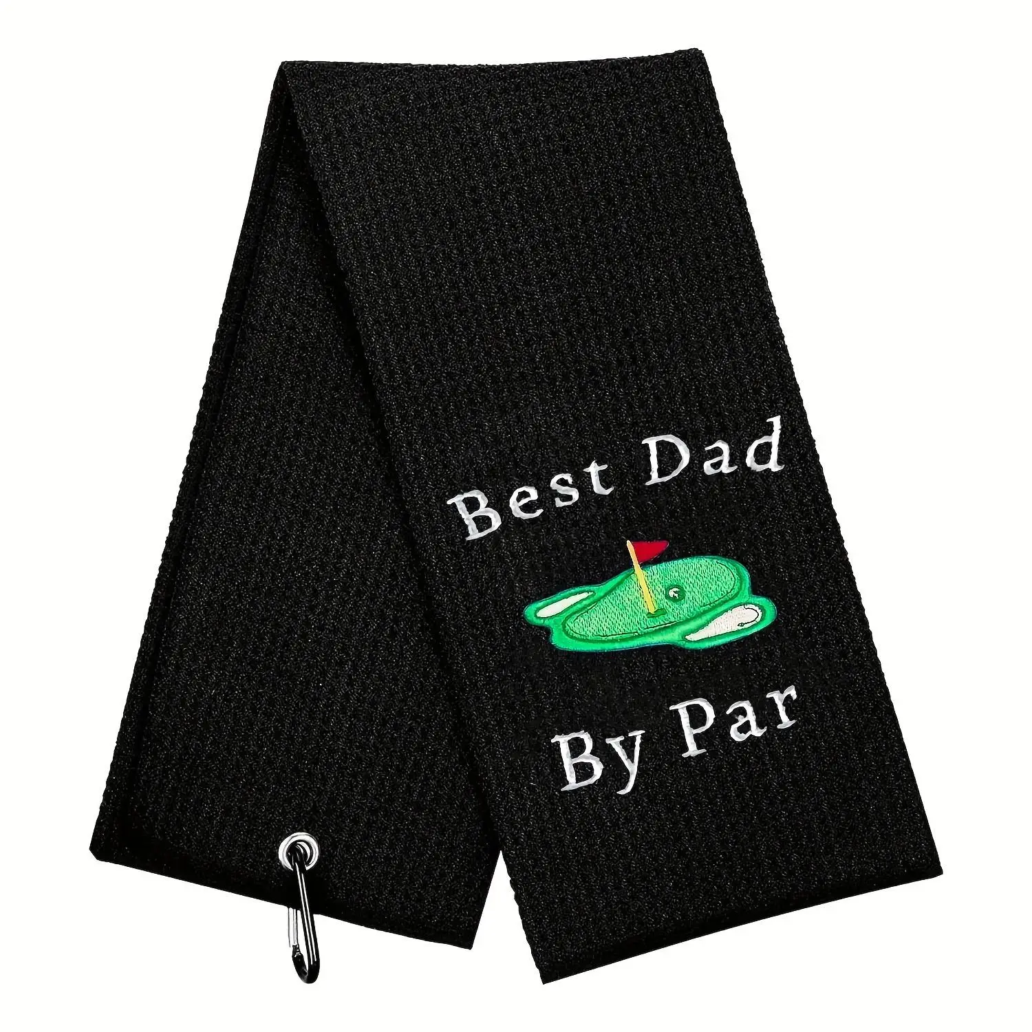 Cartoon & Letter Print Golf Towel, Portable Soft Golf Towel, Golf Accessories for Men & Women