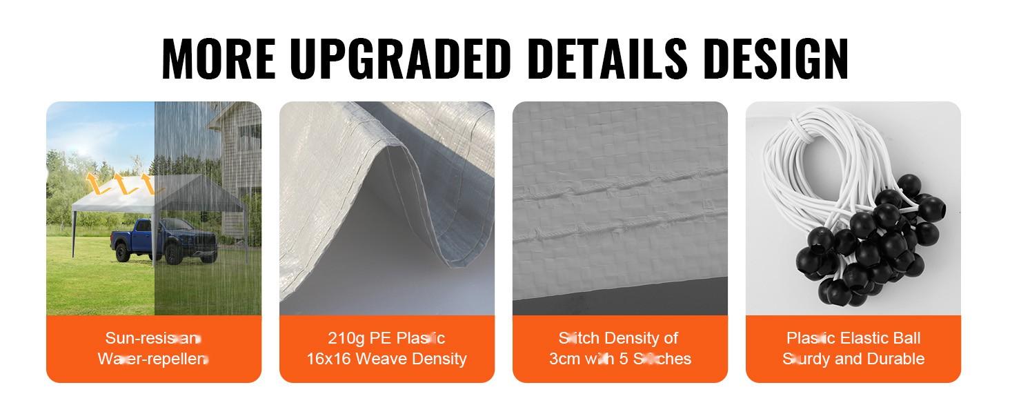 Carport Replacement Canopy Cover 12x20 ft for Outdoor Garage Shelter, Heavy-Duty Waterproof and UV Protected Top Tarp, Easy Install with Ball Bungees, Grey Color, All-Weather Durable Roof Cover, Only Top Cover, Frame Not Included Carport Replacement Canopy Cover 12x20 ft for Outdoor Garage Shelter, Heavy-Duty Waterproof and UV Protected Top Tarp, Easy Install with Ball Bungees, Grey Color, All-Weather Durable Roof Cover, Only Top Cover, Frame Not Included
