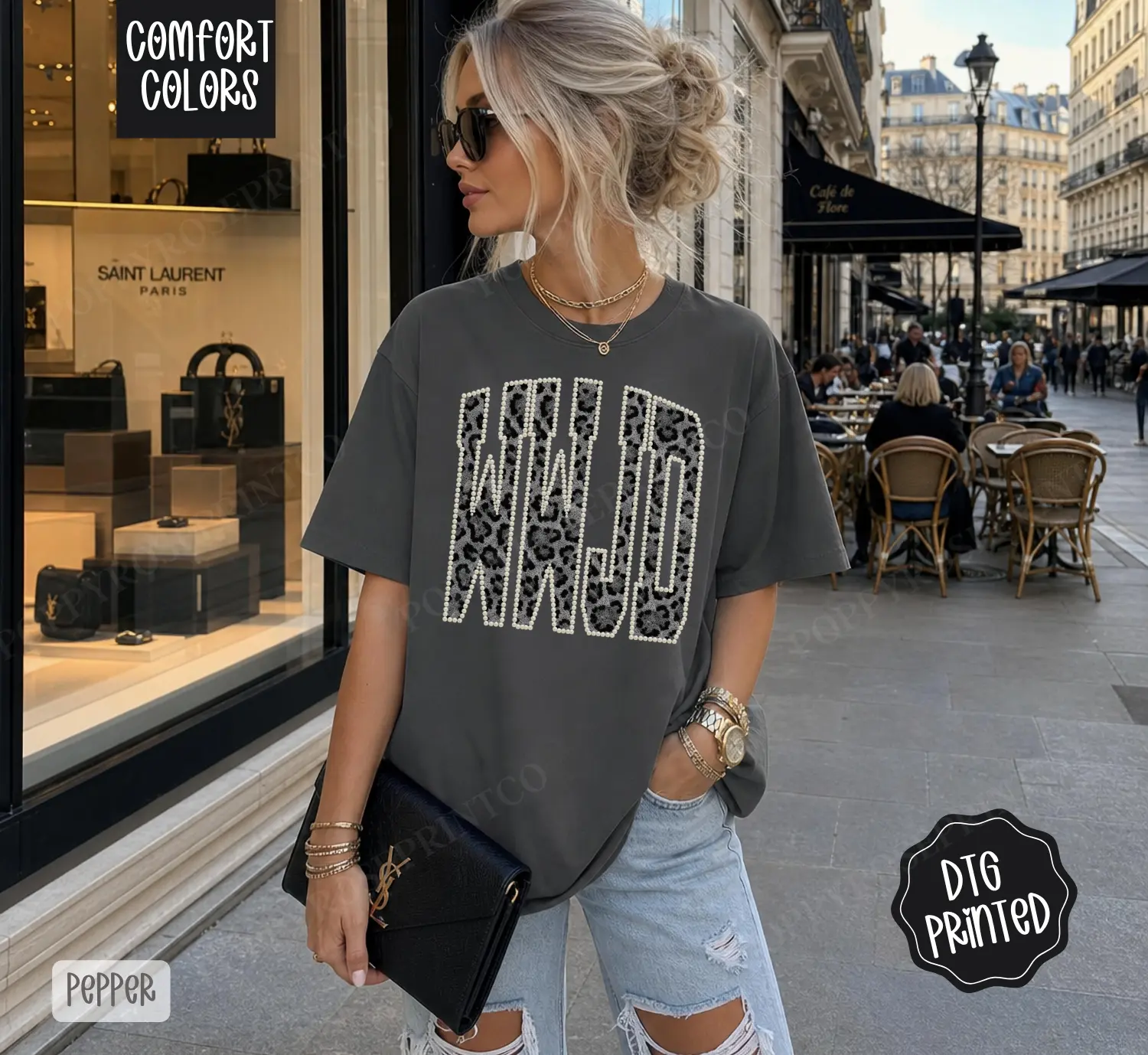 WWJD Comfort Colors Shirt, Trendy Women's Religious Tshirt