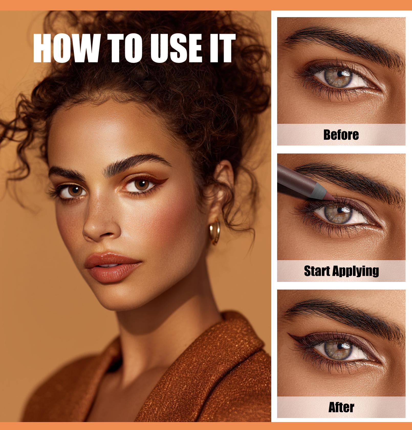 24HR EyeLiner,Smooth Creamy Formula, easy to apply,  waterproof and sweatproof,Suitable For Sensitive Eyes and Beginner Friendly.