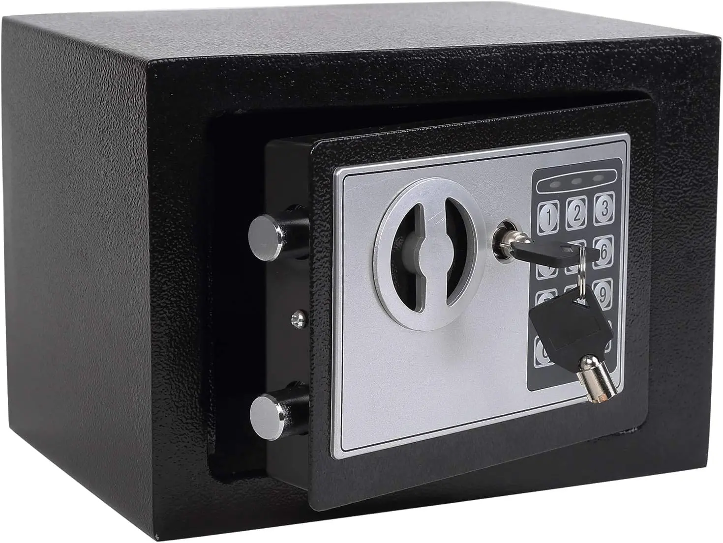 Digital Security Safe Box Key Keypad Lock Home Office Hotel Business Jewelry Gun Cash Use Storage money (Black 1)