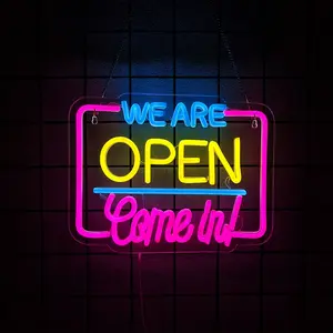 Come In We're Open Neon Sign for Wall Decor, Open LED Neon Signs Lights for Café Business Walls Window Shop Bar Hotel,Restaurant Retail store Party Pub Decoration and Shop Decoration Gift