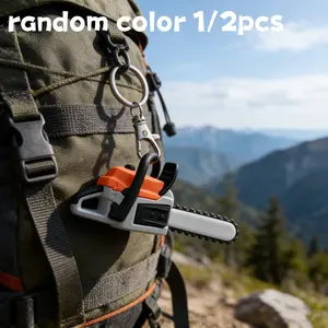 Outdoor Hiking Cartoon Chainsaw Random Color 1/2 Piece Set, Durable PVC Material, Perfect Party Gift for Birthday Easter Halloween Christmas