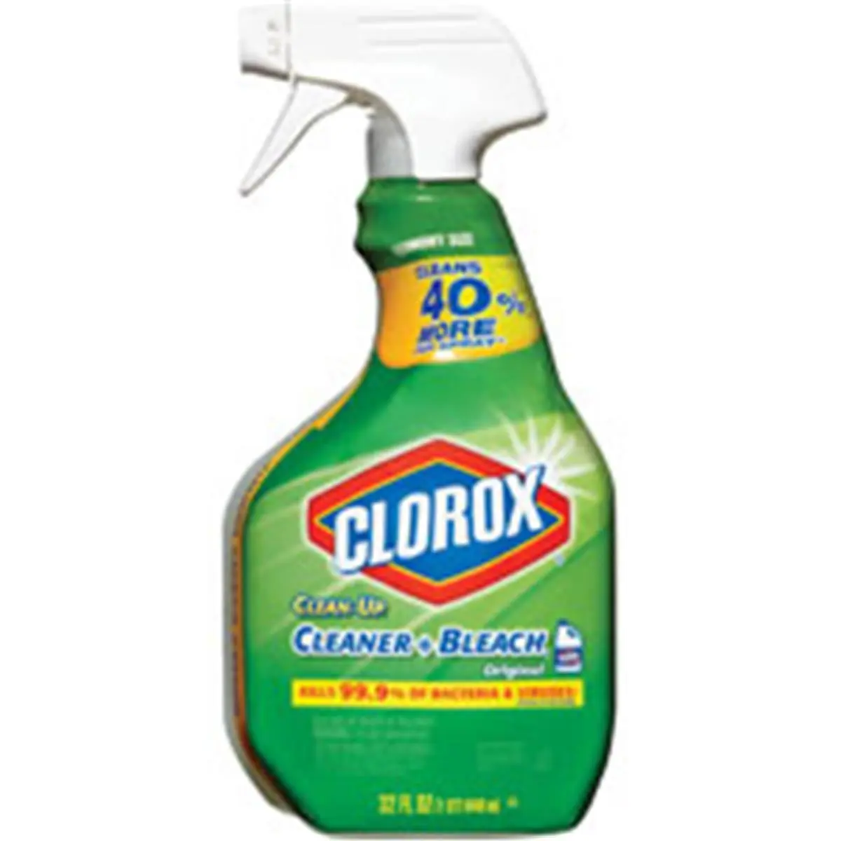 212 MAIN Clorox CLO31221CT Clean-Up Plus Bleach Disinfectant Cleaning Spray - 0.25gal Original Antibacterial Liquid, Multicolor, for Households' Bath & Kitchen Use