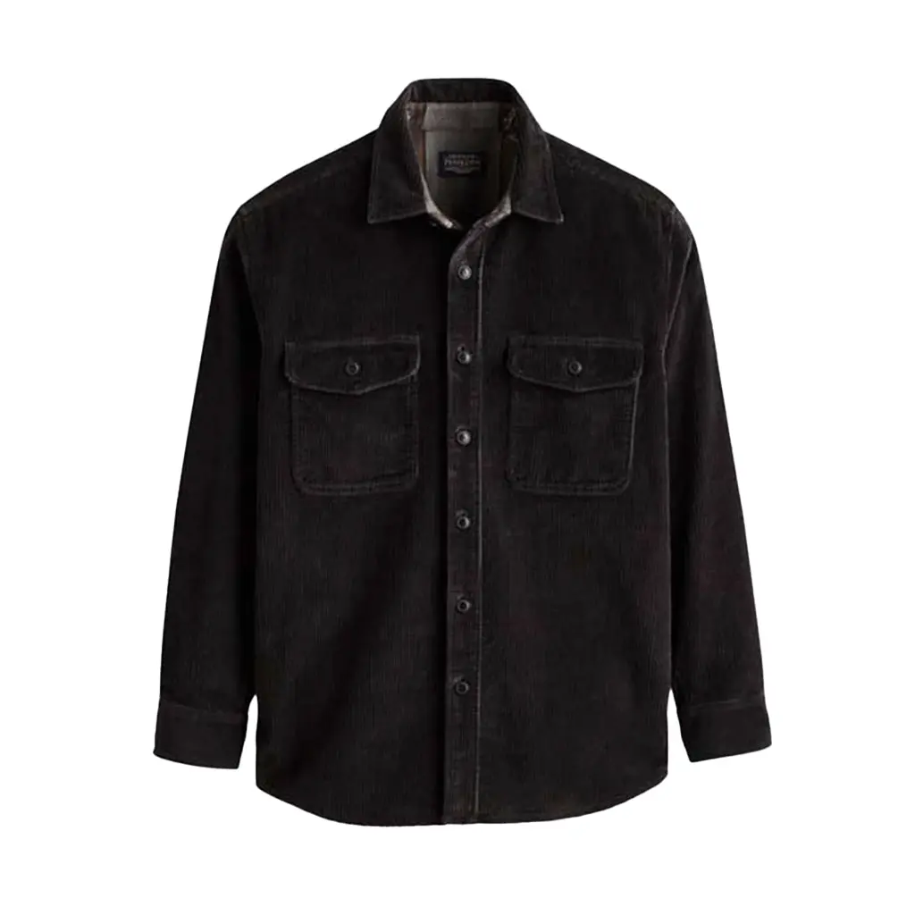 Belmont Corduroy Overshirt Charcoal