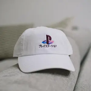 PS Vaporwave 90s Retro Gaming Nostalgia Embroidered Hat