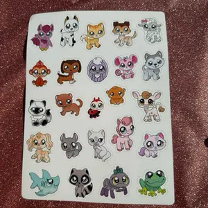 LPS fanart vinyl sticker sheets
