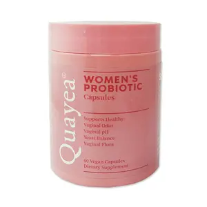 Quayea Feminine Probiotics Prebiotics&Lactobacillus Probiotic Blend for Women’s pH Balance and Dryness，Tightening&Wetness -  60 Count probiotics women