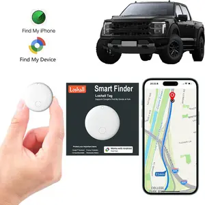 F08 Tag for Android Air Tags - 4 Pack Android (Not for iOS or Huawei) Tracker for Android Smart Tracking Tag for Google Find My Device App Finder for Suitcases, Backpacks, Wallets, Keys, Luggage,