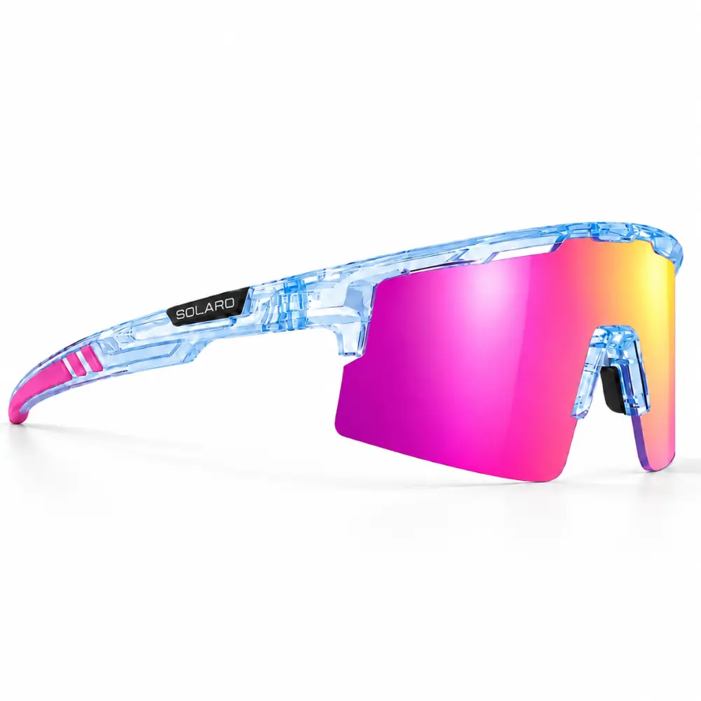 Cotton Candy Baseball Sunglasses for Running, Softball and more | Includes 3 Lenses