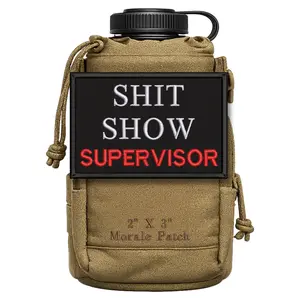 Shit Show Supervisor Funny Morale Patch 2” X 3” Hook & Loop Back for Hats Jackets Tactical Vests Plate Carriers EDC Gear & Humor Patch Collectors