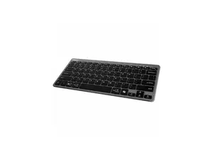 Adesso EasyTouch 7000 Multi OS Multi-Device Bluetooth Scissor Switch Keyboard with Copilot AI Hotkey - Wireless, Rechargeable, Quiet Keystrokes WKB-7000BB