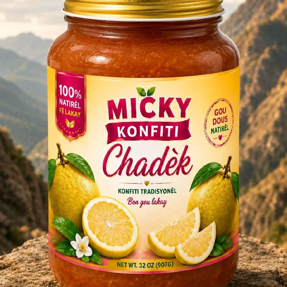 Micky Konfiti Chadèk 32oz Grapefruit Plant-Based Gluten-Free Snack