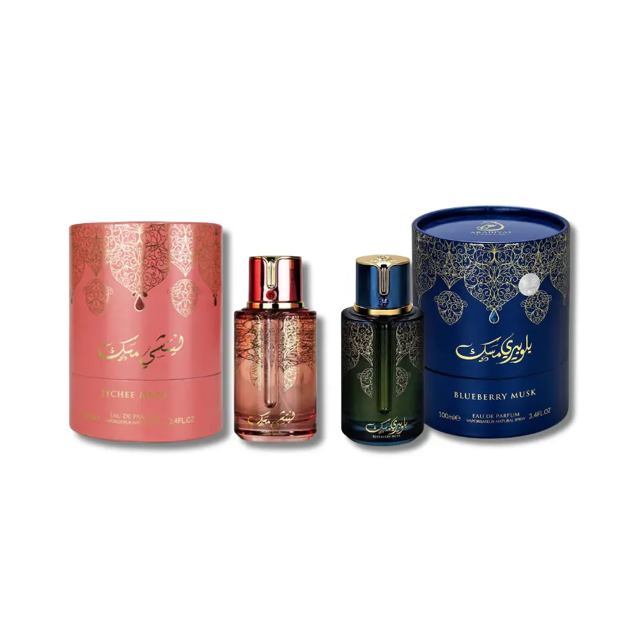 Arabiyat Prestige Lychee Musk Eau De Parfum 3.4FL.OZ bundle pack