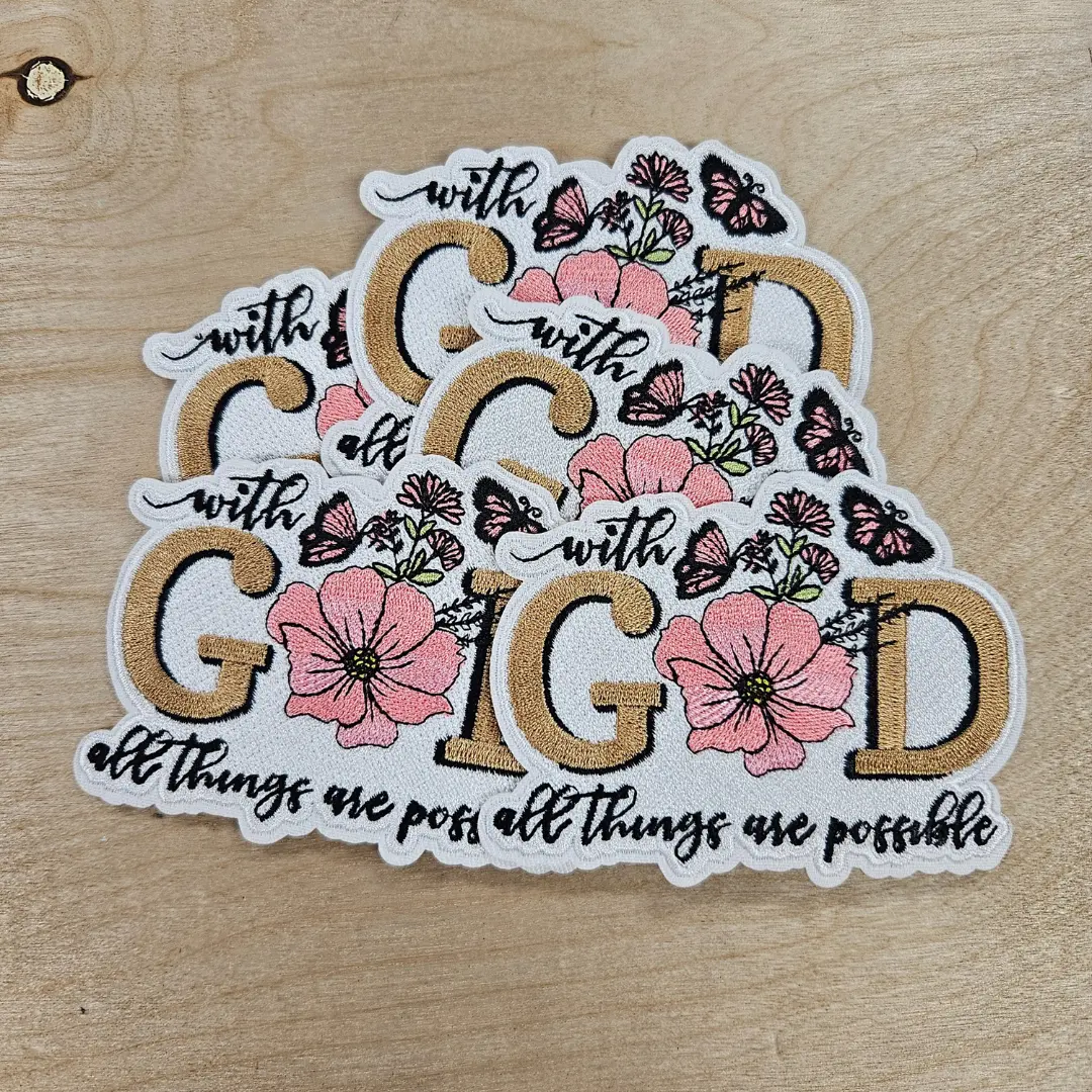 With God Hat Patch (3 Patches)