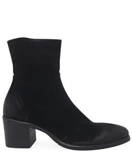 Madison Maison Black Suede Ankle Boot