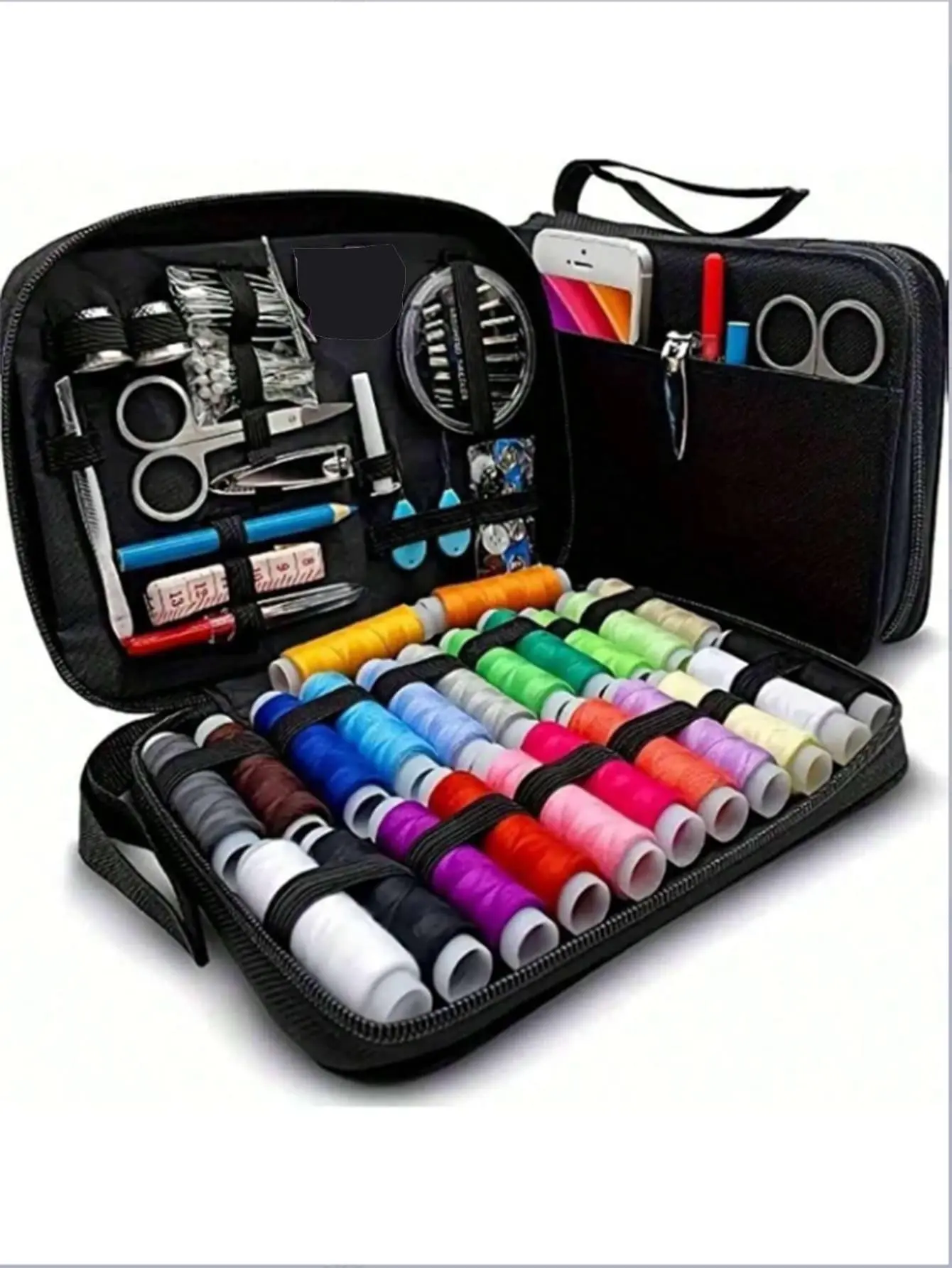 1set Sewing Kit With Sewing Supplies And Accessories(Multiple Specifications Optional), Sewing Kit For Adults,Emergency Repair And Travel Kits ,Portable Sewing Supplies Accessories Contains Thread, Needle, Scissors, Measure Tape, Sewing Product