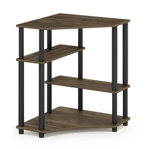 If you want a desk that looks good and works hard, the TURN-N-TUBE Desk in Columbia Walnut delivers a corner desk, open shelf storage and a corner-friendly shape, and a layout that suits a bedroom or home office corner.