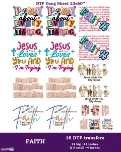 Faith DTF Gang Sheet