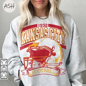 Vintage 90s Style Kansas City Football Sweatshirt, Game Day Shirt, Kansas City Team Football Shirt, Sunday Kansas City, Kansas City Football