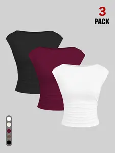 Women’s Summer Sports T-Shirt – Lightweight Moisture-Wicking Short-Sleeve Shirt, Casual Activewear for Outdoor Exercise or Everyday Wear#TikTokShopStockUp