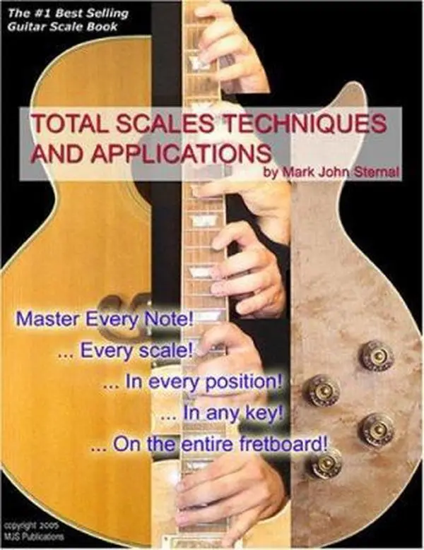 USED Book - Guitar Total Scales Techniques and Applications: Lessons for Beginner through Professional by Mark John Sternal (Paperback) - english