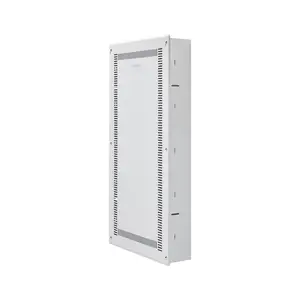 Summervibes VEVOR Structured Media Enclosure, 28-Inch, Recessed in-Wall Media Box with Cover, Wall-Mount Cable Management Box Kit, Structured Wiring Multi-Media Cabinet, Cold-Rolled Steel, for TV Home Theater