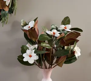 Set-3 Jumbo 40" Triple Stem Magnolia Branches by Kim Gravel