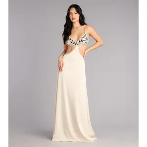 Marybelle Satin A-Line Formal Dress