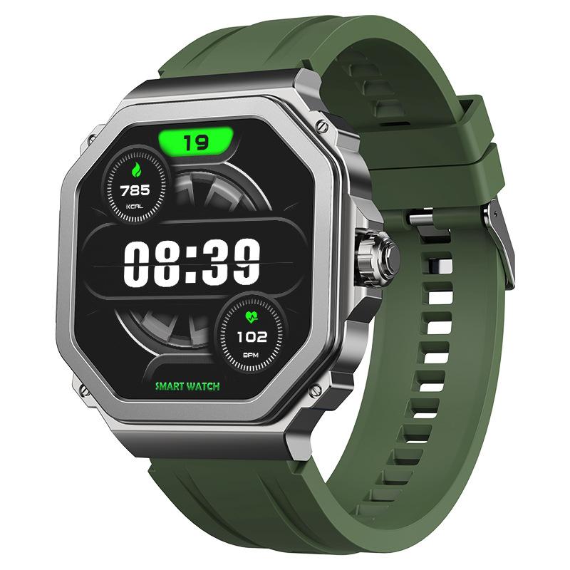 Heart Rate & Blood Oxygen Monitoring, Multi-Sport Modes, Bluetooth Smart Watch various app reminder hd fitness military smartwatch android waterproof band stylish minimalist design alloy case s320b