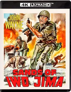 Sands of Iwo Jima  [4K ULTRA HD BLU-RAY MOVIE] Anamorphic, Subtitled