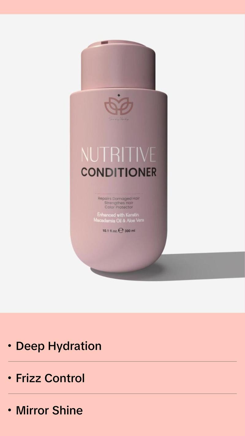 Simply Mandys Nutritive Conditioner Trio | Keratin & Argan Gloss Therapy